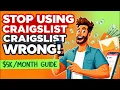 STOP Using Craigslist Wrong Side Hustle Guide