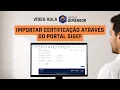 TUTORIAL - Importing certification via SIGEF Portal and linking to Land Registry