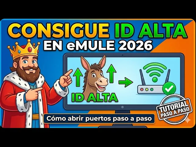 🐴 Consigue ID ALTA en eMule 2026: Cómo abrir puertos paso a paso
