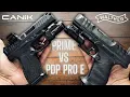 Canik Prime vs Walther PDP Pro E