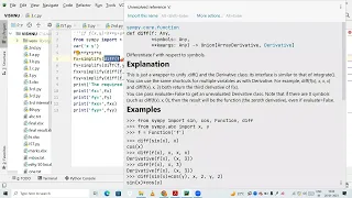 How to find Partial Derivative Python code VTU Lab