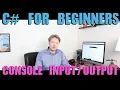 C Tutorial for Beginners Visual Studio - Input and Output to Console Application 2018