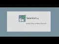 3 Selenium 4 Taking Screen Shot of Web Element