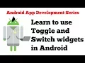 Android form components tutorial series - 1
