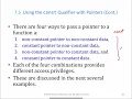 09 5 Ch7 const Pointers and Data