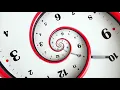 Spiral clock animation Free footage