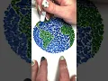 Happy Earth Day dot art