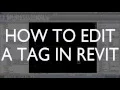 How to Edit a Tag in Revit