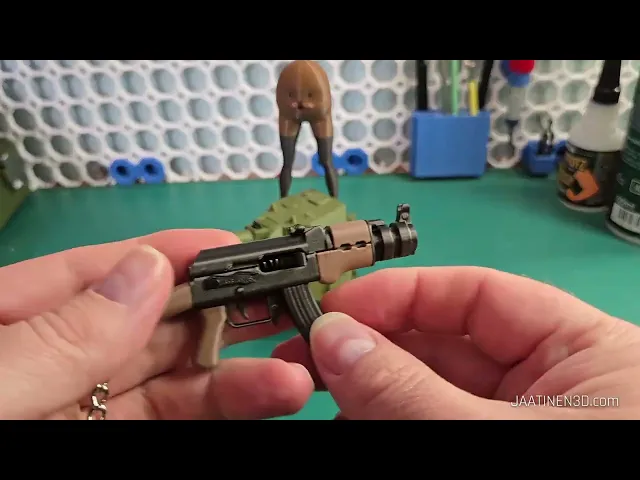 AK-47 Keychain — Functional Blaster Toy video thumbnail