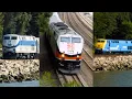 Download Lagu Extreme Passenger Train Action on the Banks of the Hudson River!