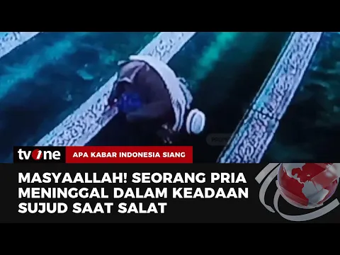 Momen Detik-detik Pria Meninggal saat Melaksanakan Salat