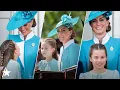 Download Lagu Kate Middleton \u0026 Princess Charlotte TWIN In Aqua at Trooping the Colour