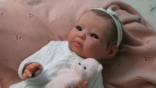 Welcome Baby Kristi!! Partial Silicone Reborn Baby Doll #siliconebaby #reborn #rebornbaby