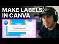 How to Make Name Label Stickers in Canva 2026 Step-by-Step