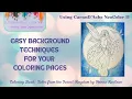 Coloring Page Backgrounds Made Easy