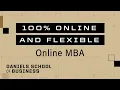 100 Online Flexible Online MBA