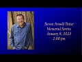 Steven Arnold Potter Memorial January 8 2023