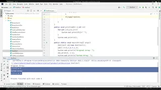 Shell Sort Sorting Algorithm Data Structure and Algorithm justCode Hands On Java
