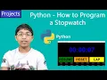 Python - How to Program a Stopwatch