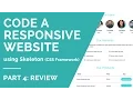 Part 4 Code a Responsive Website using Skeleton STWebDesigner