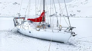 Letting Our Boat Freeze In and Spending the Winter in Ice