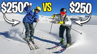 $250 vs $2,500 SKIING BUDGET CHALLENGE