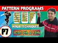 Part 7 Ninja Technique to solve 4 Difficult Pattern Programs