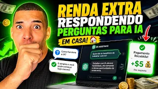 Ganhe Renda Extra Respondendo Perguntas para IA em casa!