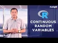Statistics with R Programming Part 4 Continuous Random Variable Data Science Tutorial