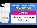 Codechef November Long Challenge 2019 CAMC Chef and Minimum Colouring - Solution