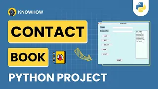 How to make Contact Book using Python Step-by-step Tutorial Python Project