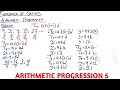 Arithmetic Series and Arithmetic Sequence Arithmetic Sequence - Practice Questions