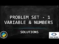 Python Problem Set 1 Variable and Numbers Solution