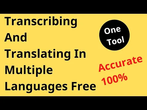 Download MP3 Translate and Transcribe Audio With One Accurate Tool For Free  (Multiple languages)