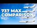 The Boeing 737 MAX Family - How The Different Models Compare
