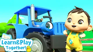 Mia and Oscar’s  Farm Adventure! 🚜🍿 | Learning Songs for Kids 🎶 | Sing Along Nursery Rhymes