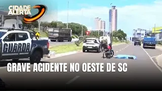 Motociclista morre após grave acidente em Chapecó
