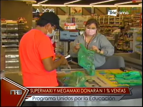Supermaxi y Megamaxi donarán 1% ventas programa Unidos por la Educación