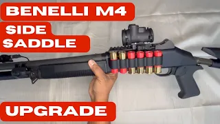 Benelli M4 Rail Side-Saddle Upgrade Install Mesa Tactical SureShell Carrier Top Rail