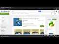 Python Programming on Smart Phone using Pydroid app
