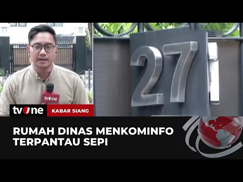 Penampakan Rumah Johnny G. Plate Usai Ditetapkan Tersangka