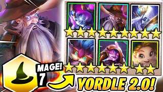 NEW "YORDLE" MAGE 3 STAR STRATEGY! (BROKEN) - Set 7 TFT Teamfight Tactics Best Comps Guide
