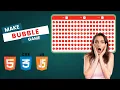 Make Bubble Game Using HTML CSS Java Script Java Script Project Making games with JavaScript