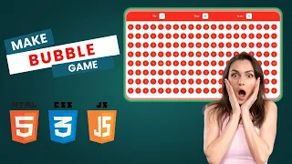 Make Bubble Game Using HTML CSS Java Script Java Script Project Making games with JavaScript