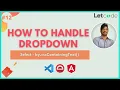 Interact with dropdown Part 1 Protractor tutorial LetCode