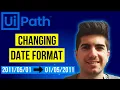 Changing DATE FORMAT on UiPath RPA
