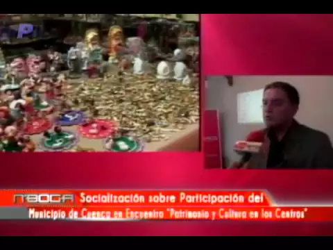 Socialización sobre participación del municipio de Cuenca en encuentro Patrimonio y Cultura en los C