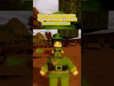 🇻🇳 Kỷ niệm 81 năm ngày Quốc Khánh Việt Nam. Cre. Mini-ers Minh Chương & Phú Trọng (Duck Team)