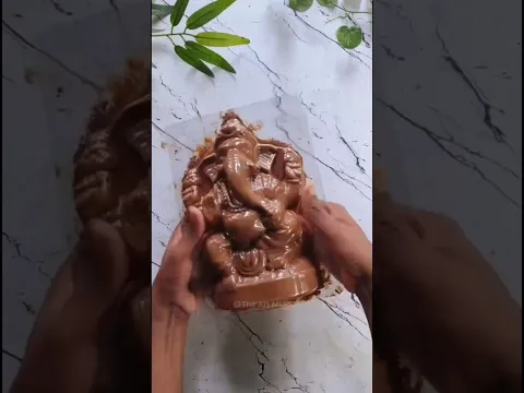 Clay Ganpati Bappa Murti making #shorts