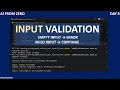Validate User Input in a Python AI App AI From Zero Day 8